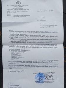 Polisi Diminta Profesional Tegak Lurus , Dugaan Keterlibatan Oknum Kepala Desa Pekondoh Firlizani Terkait Penyebaran Data Privasi