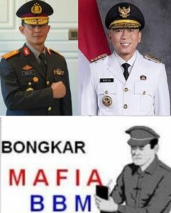 Kapolda Lampung Irjen Helfi Asegaf dan Gubernur Lampung Rahmad Mirzani Djausal, ilustrasi mafia BBM.